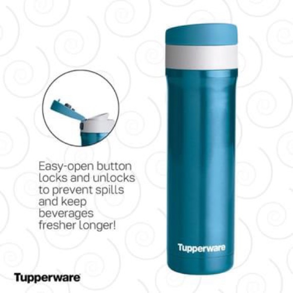 NEW Tupperware Easy Open Thermal Flask